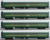 17050 Heris Set of 4 broad gauge sleeping cars of Moskau-Wunsdorf train